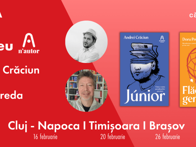 ȘTIRI Turneu n’autor cu Andrei Crăciun și Doru Preda în mai multe orașe din&nbsp;țară